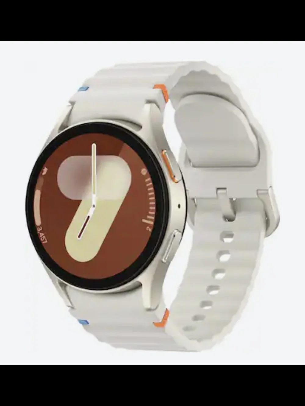 Samsung Galaxy Watch7 - Cream Strap with Copper Dial